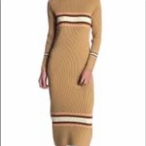 Free people stripe sweater dress size S